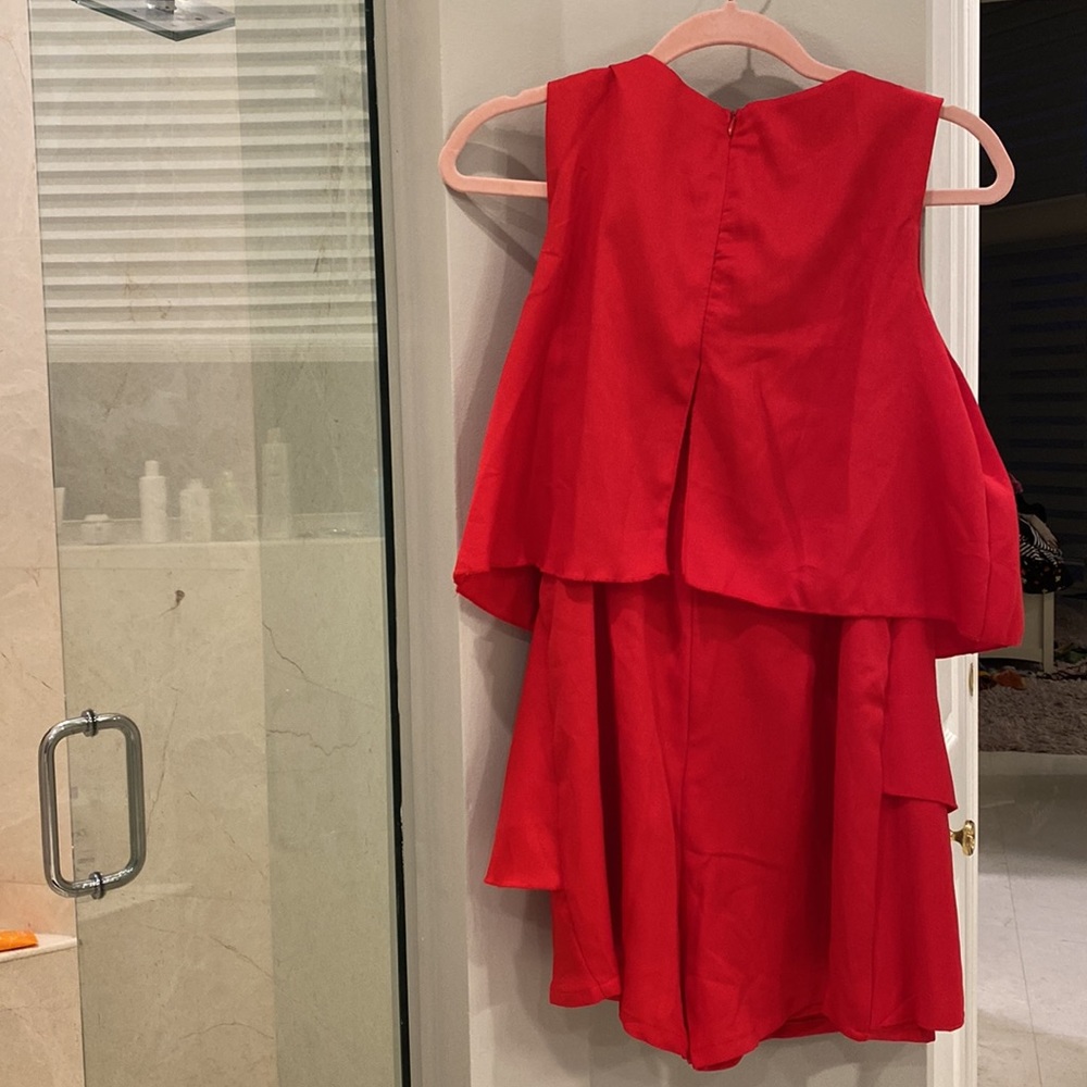 Red romper Small - Picture 2 of 2